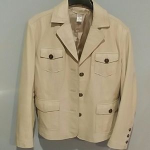 Chico leather jacket size 1